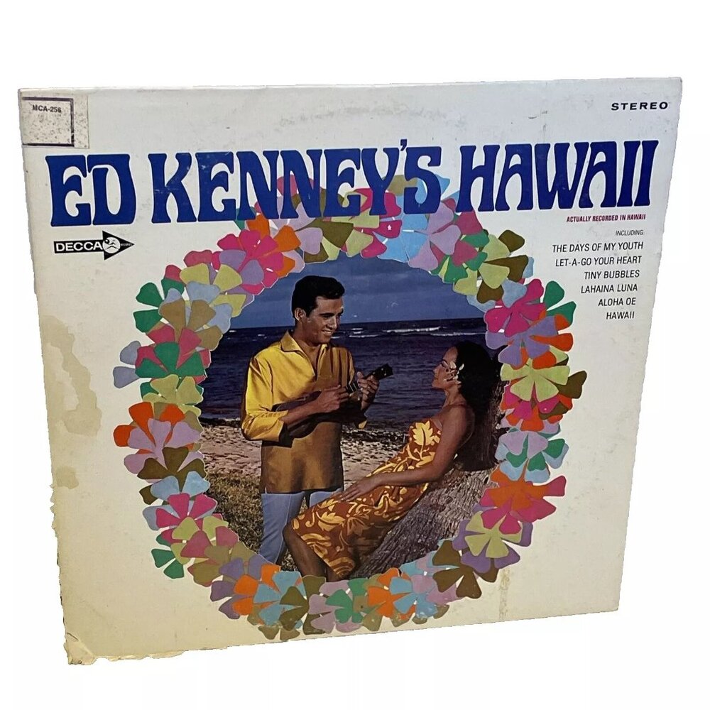 Ed Kenney Ed Kenney's Hawaii (Vinyl, 1973) MCA MCA 256 VG+ LP Record Album